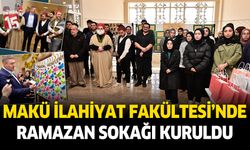 MAKÜ İlahiyat Fakültesi'nde Ramazan Sokağı kuruldu