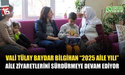 Vali Tülay Baydar Bilgihan, aile ziyaretlerine devam ediyor