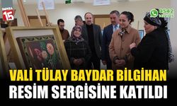 Vali Tülay Baydar Bilgihan resim sergisine katıldı