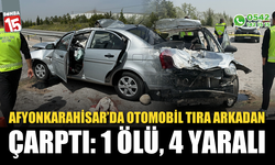 Otomobil tıra arkadan çarptı: 1 ölü, 4 yaralı