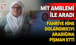 Antalya'da Fahriye nine MİT amblemli dolandırıcıyı aradığına pişman etti