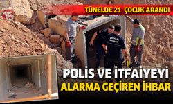 Antalya'da tünele giren 21 çocuk polis ve itfaiyeyi alarma geçirdi