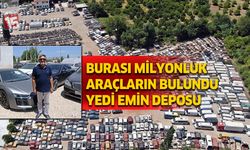Antalya'da yedieminde bekleyen milyonluk yüzlerce araç