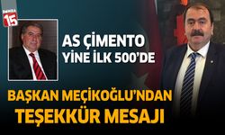 Bucak TSO Başkanı Meçikoğlu'ndan As Çimento’ya Tebrik Mesajı