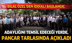 Bilal Özel, Isparta - Burdur Pancar Ekicileri Birliği Başkanlığına Adaylığını Açıkladı