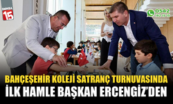 Bahçeşehir Koleji Satranç Turnuvasında ilk hamle başkan Ercengiz'den