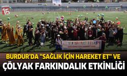 Burdur’da “sağlık için hareket et” ve çölyak farkındalık etkinliği