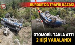 Burdur'da meydana gelen trafik kazasında 2 kişi yaralandı