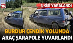 Burdur Çendik Yolunda trafik kazası
