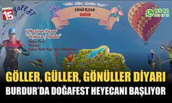 Burdur'da DoğaFest heyecanı başlıyor