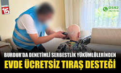 Denetimli serbestlik yükümlülerinden evlere ücretsiz tıraş desteği