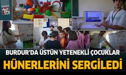 Burdur Gölhisar'da üstün yetenekli çocuklar hünerlerini sergiledi