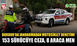 Burdur'da Jandarmadan Motosiklet Denetimi