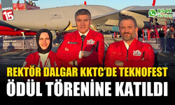 Rektör Dalgar KKTC’de TEKNOFEST ödül törenine katıldı