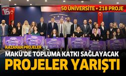MAKÜ’de topluma katkı sağlayacak projeler yarıştı. İşte kazanan o projeler