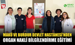 MAKÜ ve Burdur Devlet Hastanesi'nden organ nakli bilgilendirme eğitimi