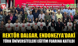 Rektör Dalgar, Endonezya’daki Türk Üniversiteleri eğitim fuarına katıldı