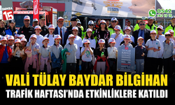 Vali Baydar Bilgihan, Trafik Haftası'nda etkinliklere katıldı