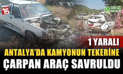 Antalya'da trafik kazası: 1 yaralı
