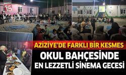 Aziziye Şehit Orhan Ayan İlkokulu’nda kermes ve açık hava sinema gecesi