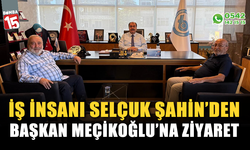İş İnsanı Selçuk Şahin'den Bucak TSO’ya Ziyaret