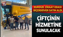 Burdur Ziraat Odası’ndan Çiftçiye Büyük Destek: Biçerdöver Kazandırıldı