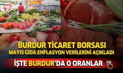 Burdur Ticaret Borsa'sı Burdur'un mayıs enflasyon verilerini açıkladı