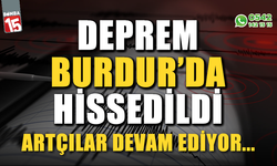 Akdeniz açıklarındaki deprem Burdur'da hissedildi