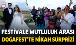 DoğaFest’te Nikâh Sürprizi: İki Çift Dünyaevine Girdi