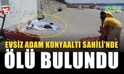 Evsiz adam Konyaaltı Sahili'nde ölü bulundu