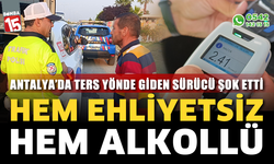 Ters yönde giden kamyonet sürücüsü 2.41 promil alkollü çıktı