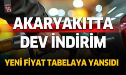 Benzin ve motorinde büyük indirim. Yeni fiyatlar tabelalara yansıdı