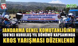 Jandarmadan 186'ncı yılında kros yarışması
