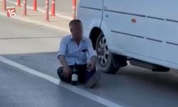 Alkol içmek için seçtiği yer ve rahatlığı şaşırttı