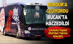Burdur'a gelirken Antalyaspor otobüsüne Bucak'ta icra şoku