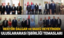 MAKÜ Rektörü Hüseyin Dalgar ve heyetinden Arnavutluk'ta üst düzey temaslar