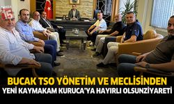 Bucak TSO Yönetim ve Meclisin'den yeni kaymakam Kuruca'ya hayırlı  olsun ziyareti