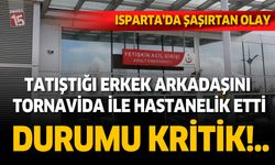 Tartıştığı erkek arkadaşını tornavida ile komalık etti
