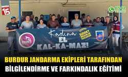 Burdur Jandarma Ekiplerinden Farkındalık Eğitimi
