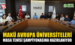 MAKÜ, Masa Tenisi Şampiyonası'na hazırlanıyor