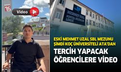 Ata Divarcı'dan lise tercihi yapacak öğrencilere video