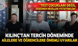 Mücahit Kılınç'tan LGS ve YKS tercih sürecinde velilere kritik uyarı
