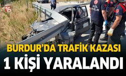 Burdur-Fethiye Yolunda Sıkışmalı Trafik Kazası: 1 Yaralı