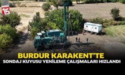 Burdur Karakent’te Sondaj Kuyusu Yenileme Çalışmaları Hızlandı
