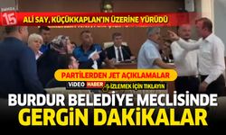 Burdur Belediye Meclisinde gergin dakikalar