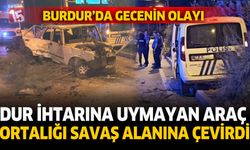 Burdur’da Polis Aracına Çarpan Araç Zincirleme Kazaya Yol Açtı: 7 Yaralı