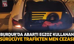 Burdur’da Abartı Egzoz ve Kurallara Aykırı Cihaz Kullanan Sürücüye Ceza: Araç Trafikten Men Edildi