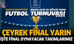 Burdur Belediyesi futbol turnuvası çeyrek final maçları
