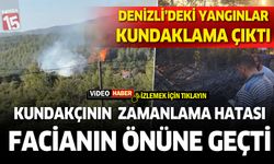 Yangınlar kundaklama çıktı. Zamanlama hatası facianın önüne geçti