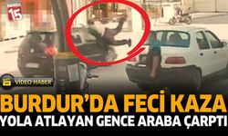 Burdur Gölhisar’da feci kaza: Yola atlayan gence otomobil çarptı